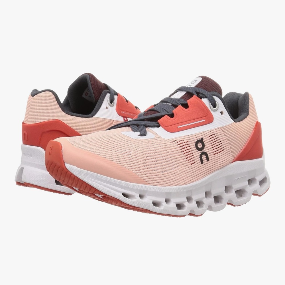On Cloudstratus Women's Running Shoes - Rose Red